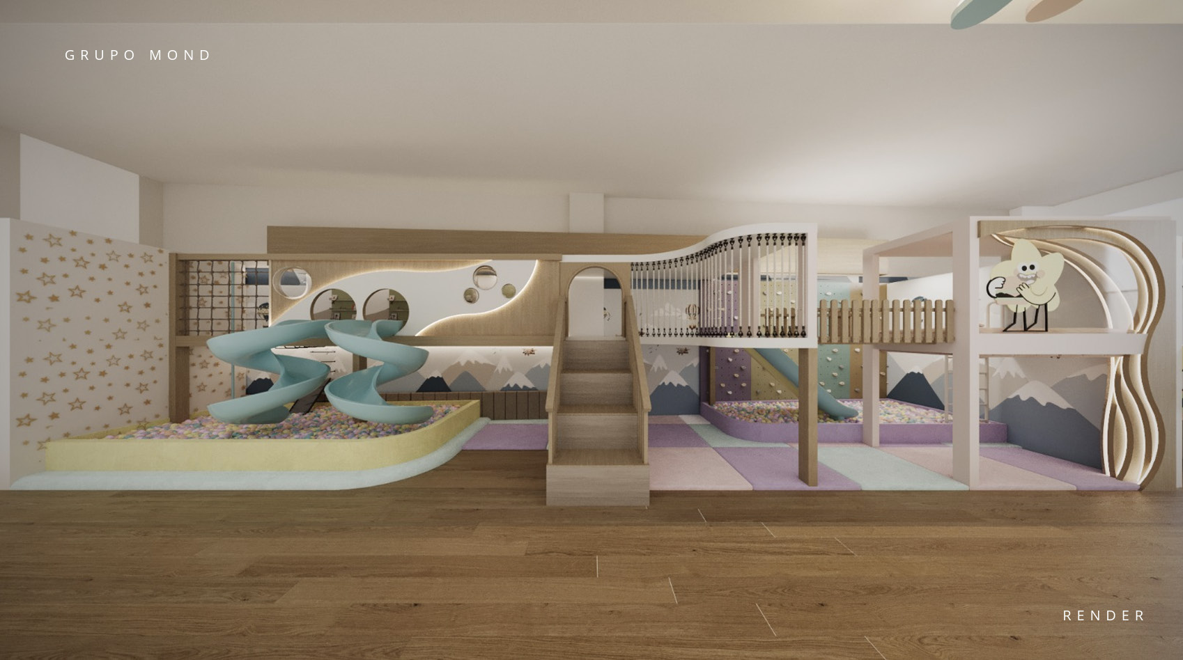 Render ilustrativo del proyecto de Pekeland